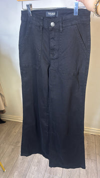 Toxik Highwaisted Black Wide Leg Flared Jeans