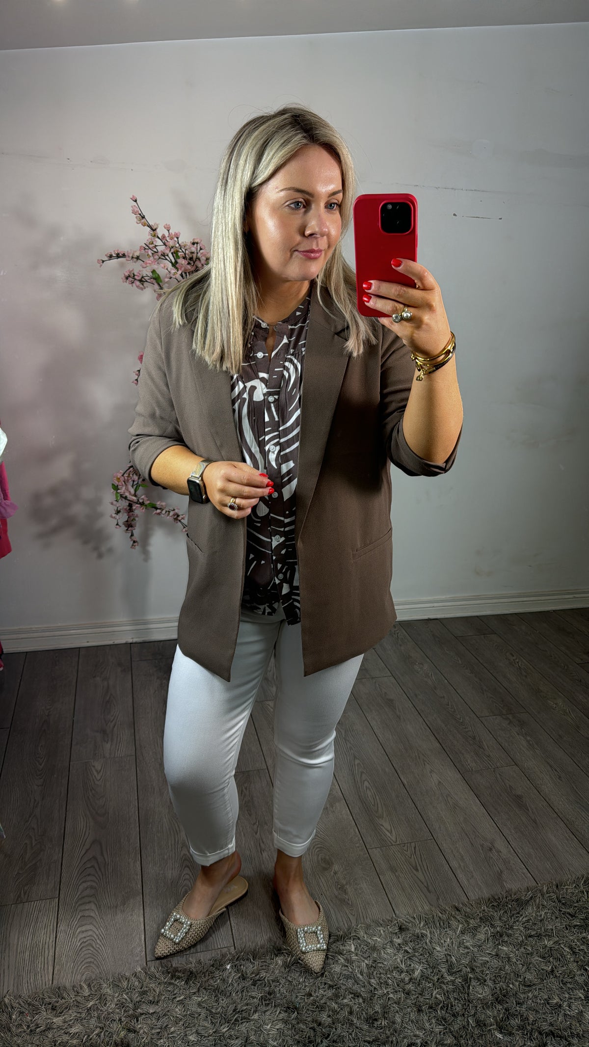 BACK IN STOCK - Toxik HighWaisted Boyfriend White Denim Cropped Jeans