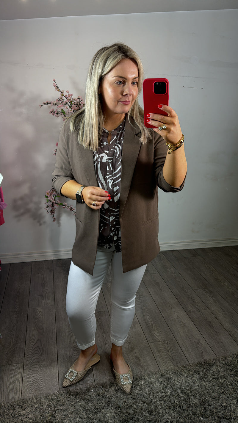 BACK IN STOCK - Toxik HighWaisted Boyfriend White Denim Cropped Jeans