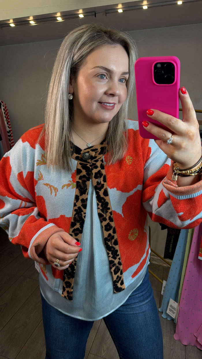 Soaked in Luxury Loana Marija Nantucket Baby Blue V-Neck Blouse