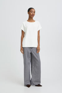 B.Young ByPanyax Marshmallow Silky Front T-Shirt