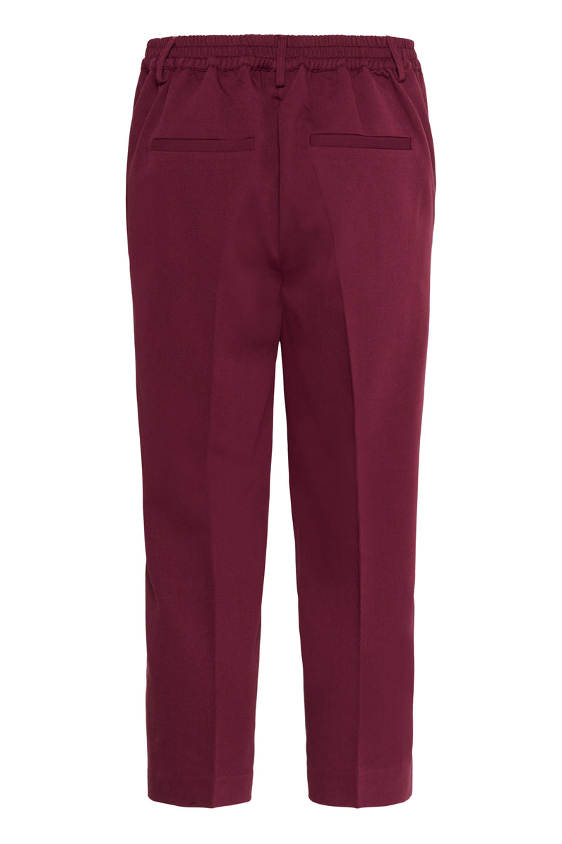 Kaffe Kasakura Windsor Wine Highwaisted Cigarette Trousers, 10506127