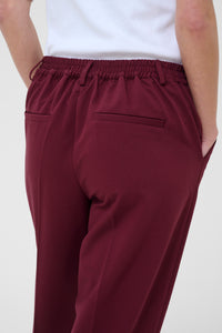Kaffe Kasakura Windsor Wine Highwaisted Cigarette Trousers, 10506127