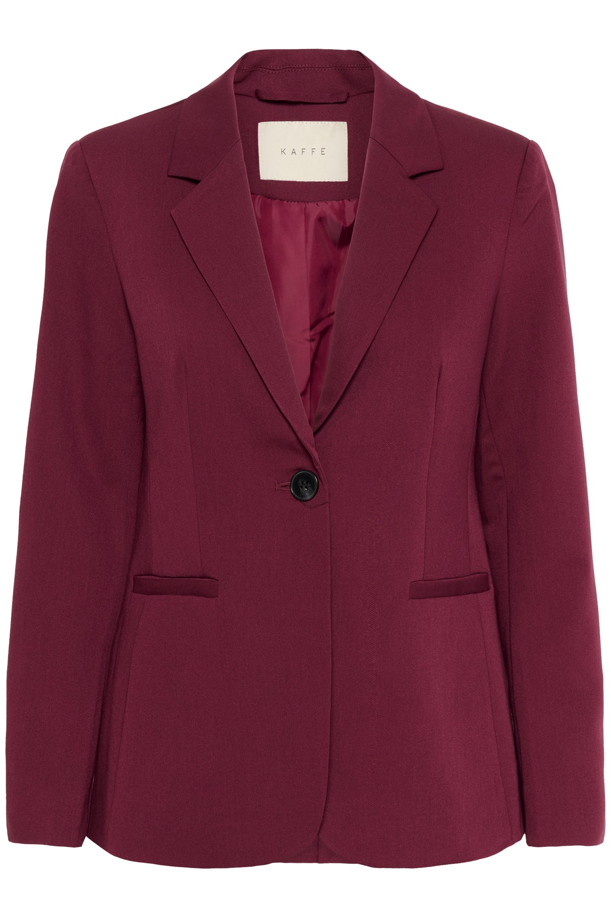 Kaffe Kasakura Windsor Wine Single Breasted Blazer, 10506684