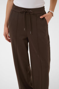 Kaffe Kajenny Coffee Bean Wide Leg Joggers
