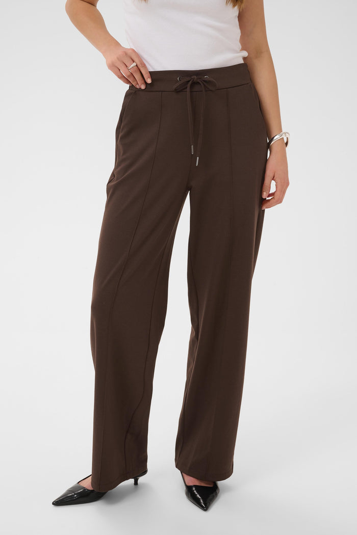 Kaffe Kajenny Coffee Bean Wide Leg Joggers