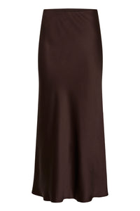 Kaffe Kalotte Coffee Bean Satin Slip Skirt, 10508853