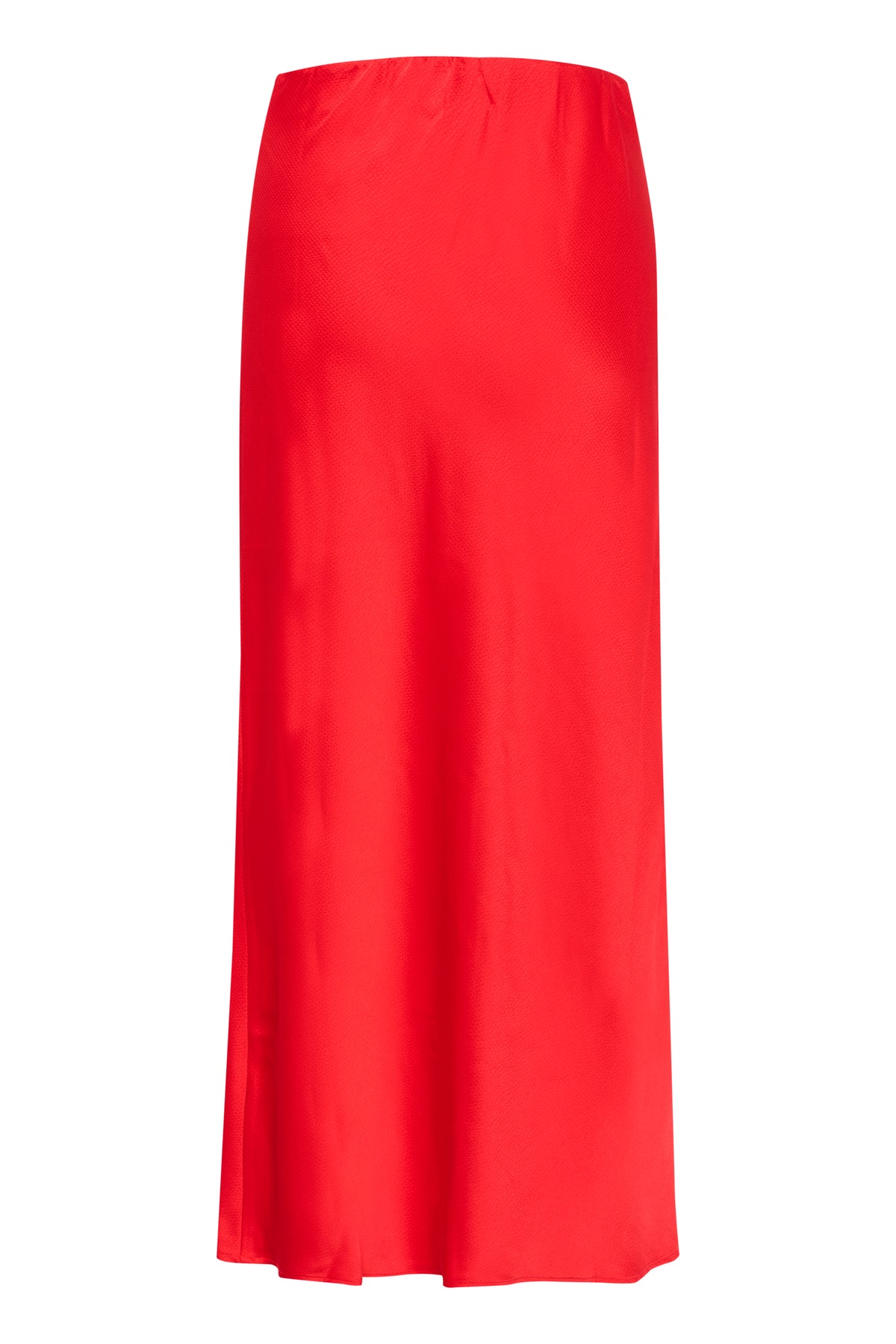 Kaffe Kalotte True Red Satin Slip Skirt