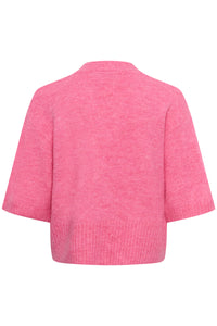 Kaffe Karosie Power Pink V-Neck Cardigan, 10509480