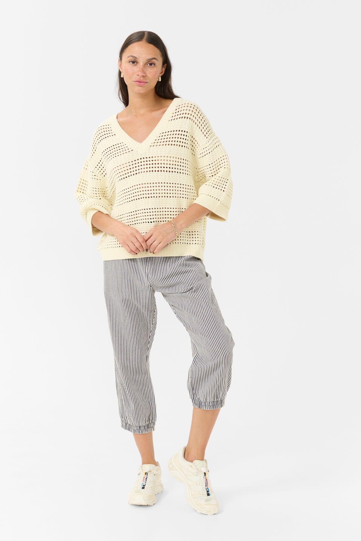 Kaffe Kateresa Turtledove Oversized Knitted Pullover