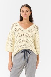 Kaffe Kateresa Turtledove Oversized Knitted Pullover