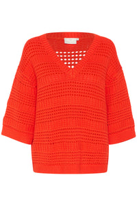 Kaffe Kateresa Grenadine Oversized Knitted Pullover