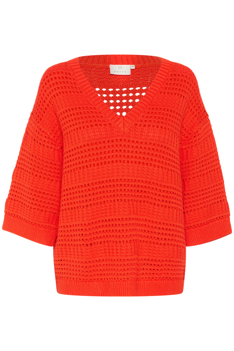 Kaffe Kateresa Grenadine Oversized Knitted Pullover