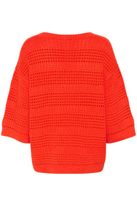 Kaffe Kateresa Grenadine Oversized Knitted Pullover
