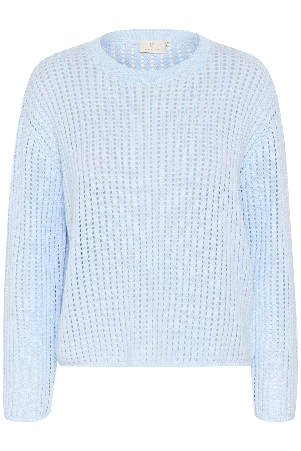 Kaffe Kasolar Nantucket Baby Blue Oversized Knitted Pullover