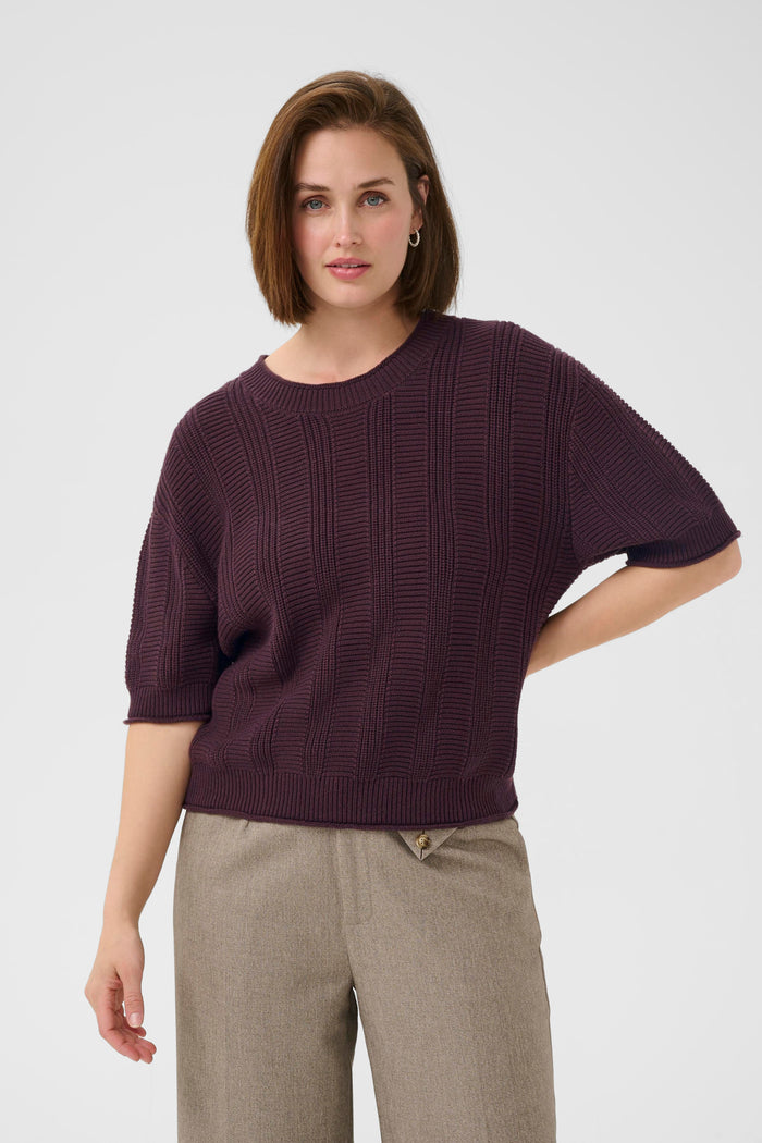 Kaffe KaWhitney Fudge Knitted Pullover, 10510098