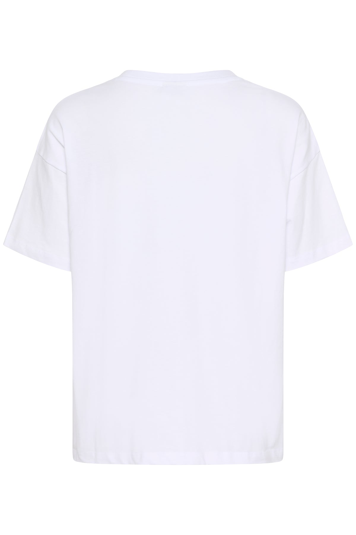 Kaffe Kaadelina White Oversized Logo T-Shirt