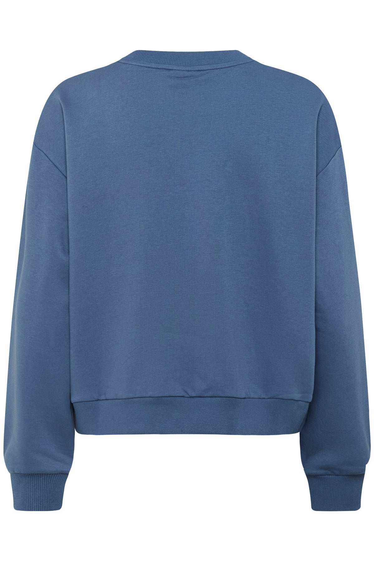 Kaffe Kaelenora Denim Blue Fleece Lined Supersoft Sweatshirt, 10510672