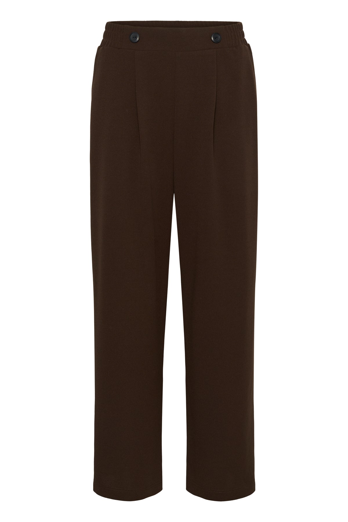 Kaffe KaPhoebe Coffee Bean Wide Leg Trousers, 10511095