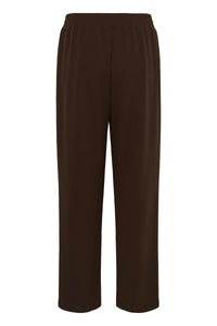 Kaffe KaPhoebe Coffee Bean Wide Leg Trousers, 10511095