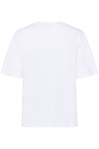 Kaffe Kacherie Optical White 'Amour Amour' Logo T-Shirt, 10511354