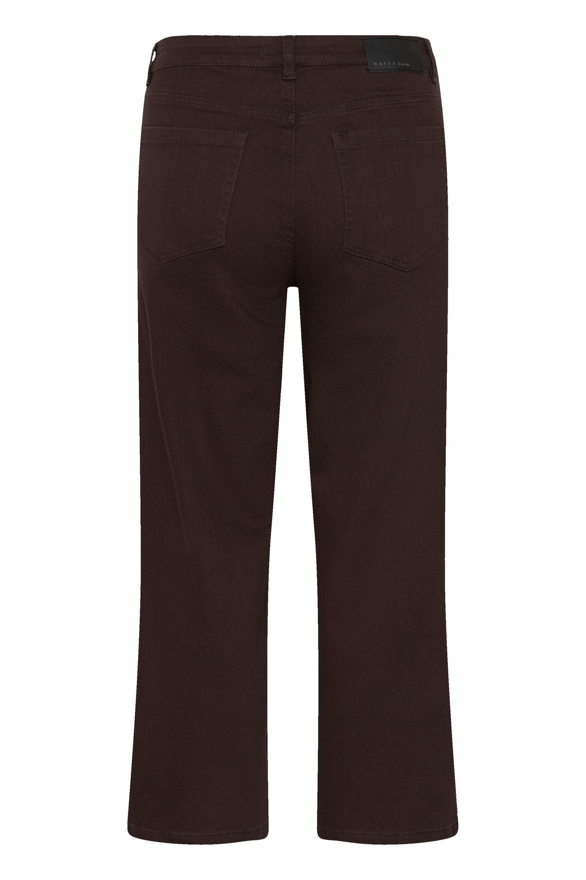 Kaffe Kabrook Coffee Bean Cropped Wide Leg Jeans, 10511431
