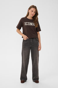 Kaffe Kaalba Coffee Bean 'ICONIC' Logo T-Shirt, 10511887