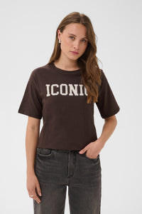 Kaffe Kaalba Coffee Bean 'ICONIC' Logo T-Shirt, 10511887