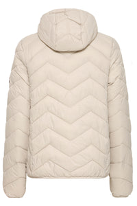 Fransa Frpadma Feather Beige Puffa Coat