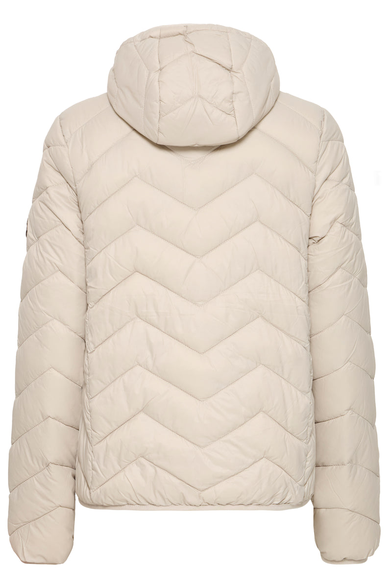 Fransa Frpadma Feather Beige Puffa Coat