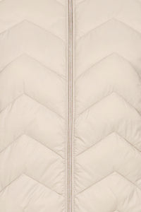 Fransa Frpadma Feather Beige Puffa Coat