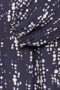 Fransa FrAriana Night Sky Abstract Spot V-Neck Blouse