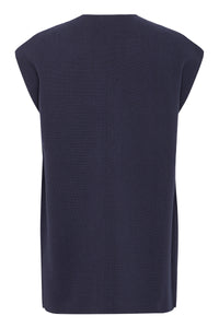 Fransa Frita Night Sky Knitted Sleeveless Cardigan, 20617150