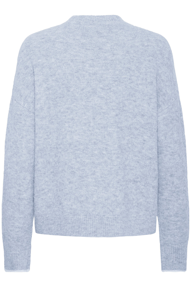 Fransa FrFlorence Infinity Blue Supersoft 'LOVE' Knit