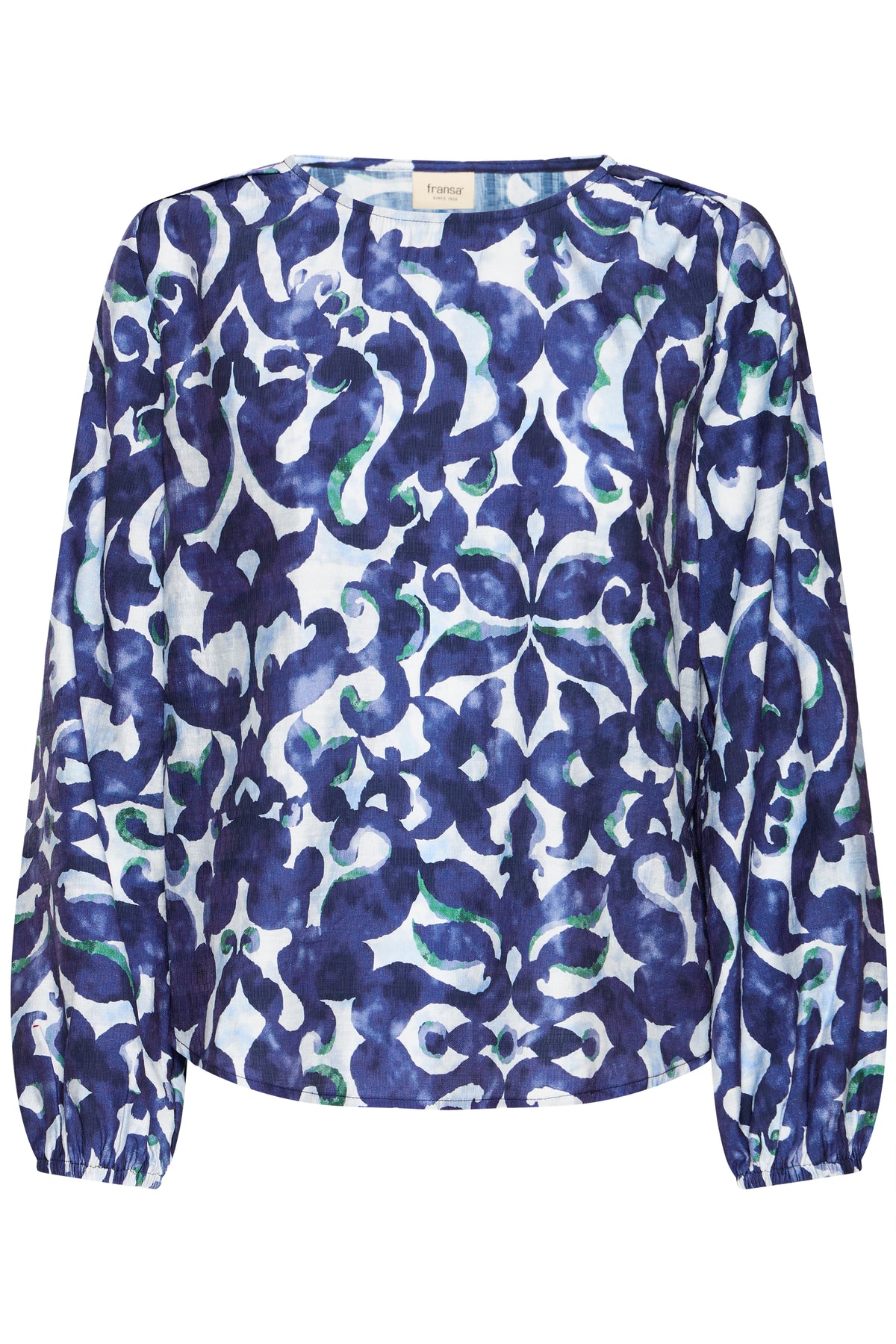 Fransa FrAriana Smokey Olive Printed Blouse, 20617394