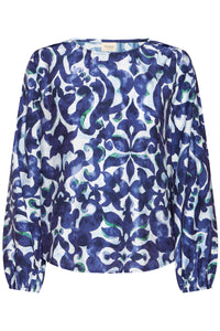 Fransa FrAriana Smokey Olive Printed Blouse, 20617394