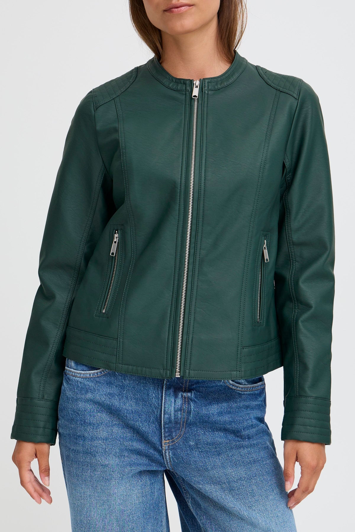 B.Young Byacom Green Gables Faux Leather Jacket, 20809396