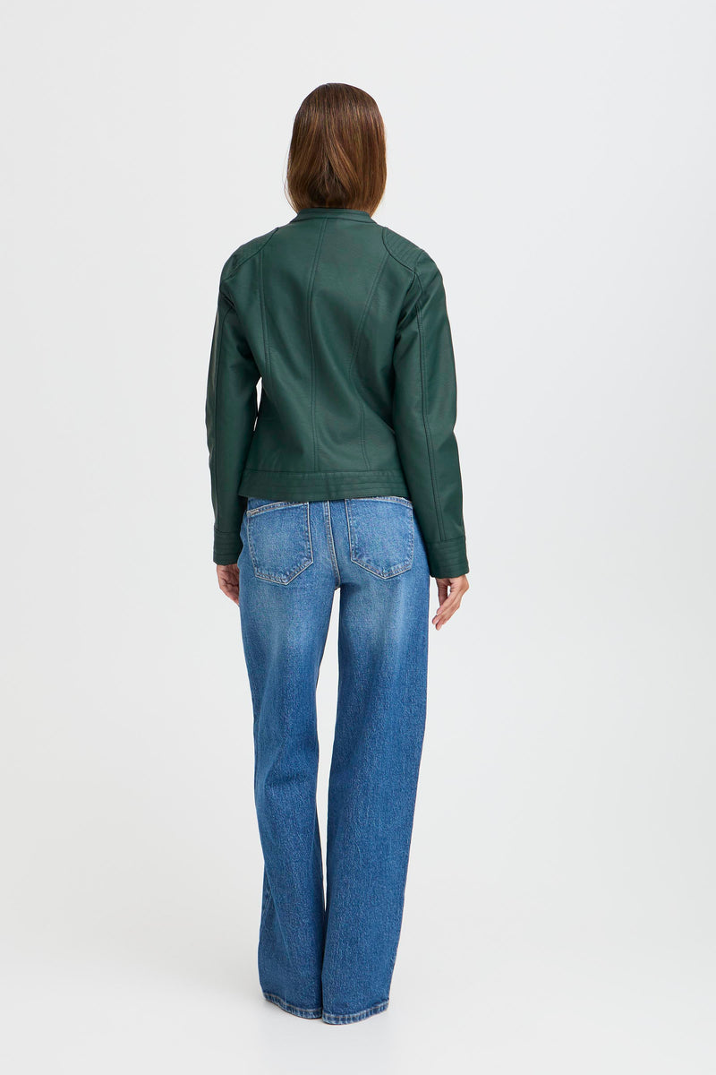 B.Young Byacom Green Gables Faux Leather Jacket