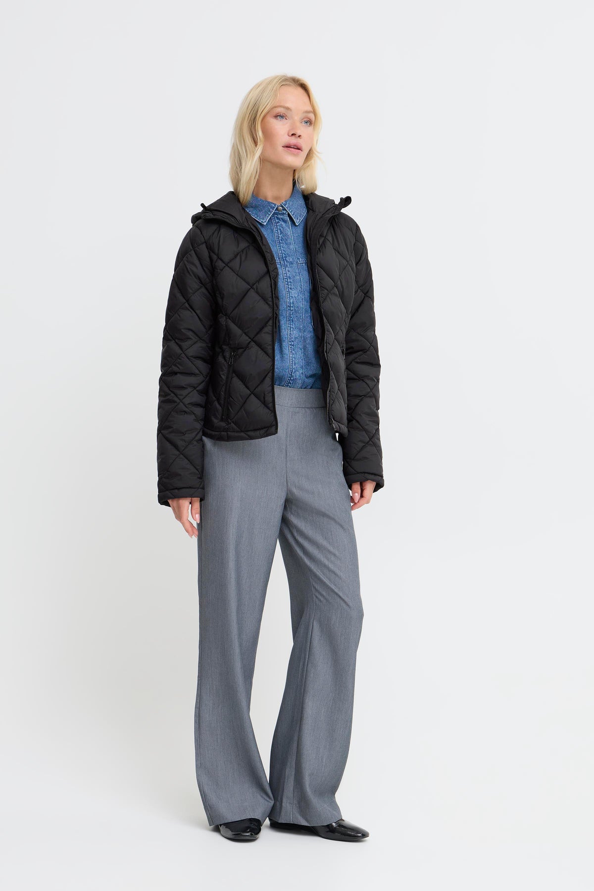 B.Young Byberta Black Ultimate Puffa Jacket