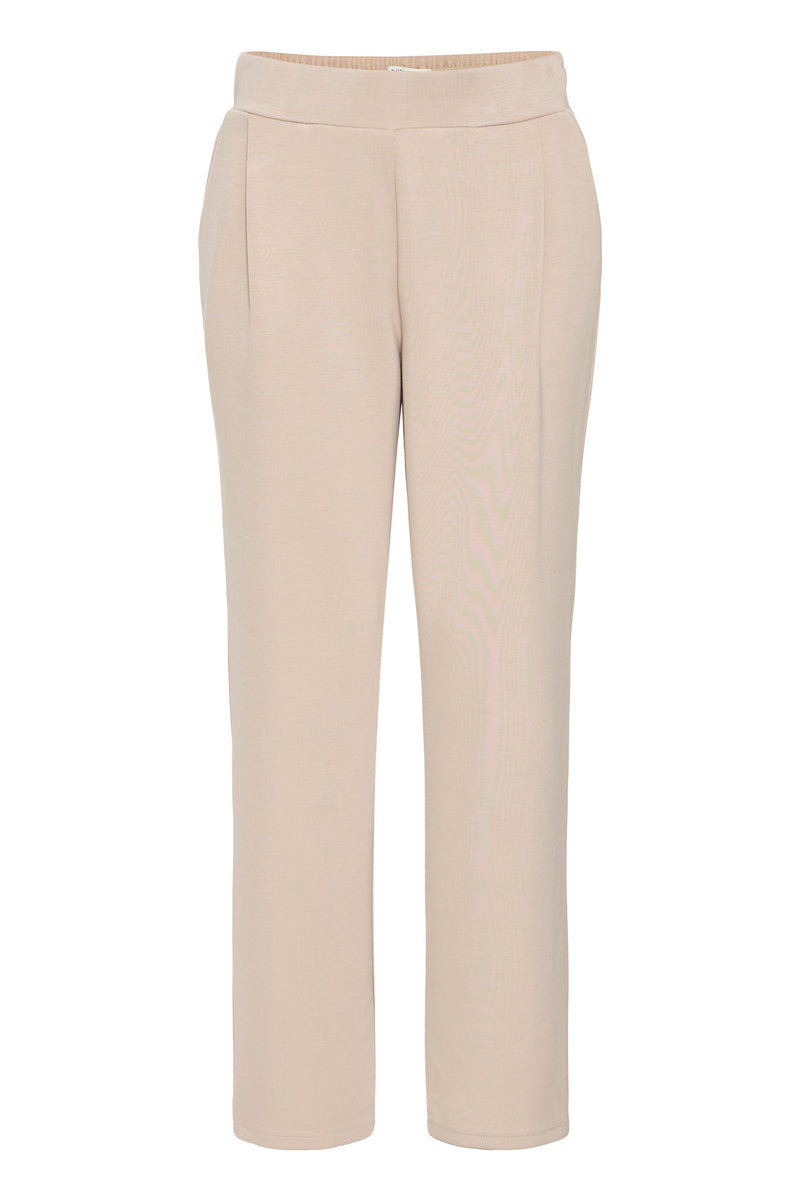 B.Young ByPusti String Beige Modal Straight Leg Joggers