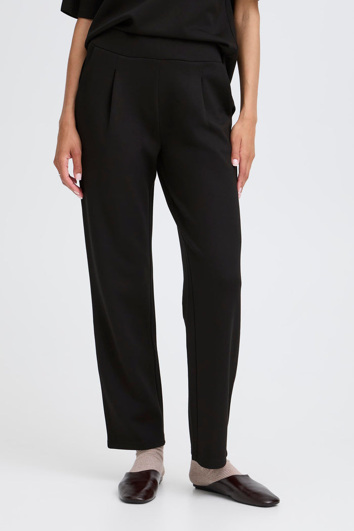 B.Young ByPusti Meteorite Black Modal Straight Leg Joggers