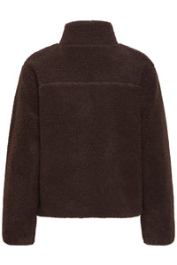 B.Young ByAlea Java Brown Teddy Fleece Jacket, 20819740