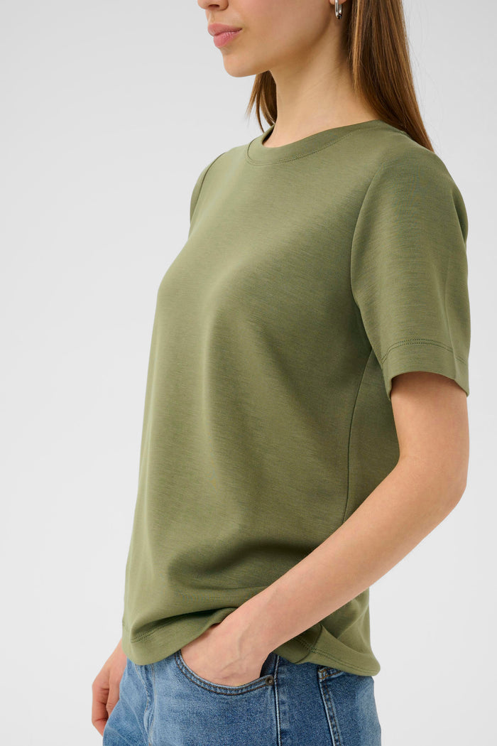 InWear Vincent Karmen Modal Dusty Olive Supersoft T-Shirt