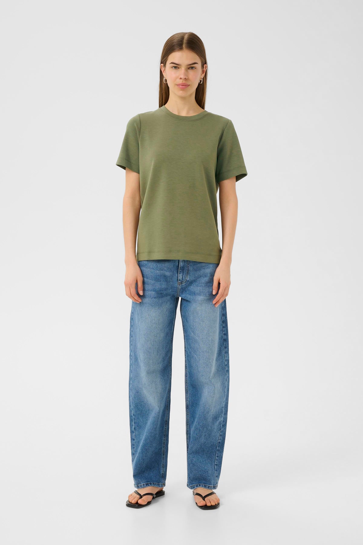 InWear Vincent Karmen Modal Dusty Olive Supersoft T-Shirt