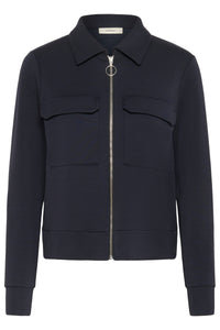 InWear Beca Marine Blue Modal Cardigan Jacket