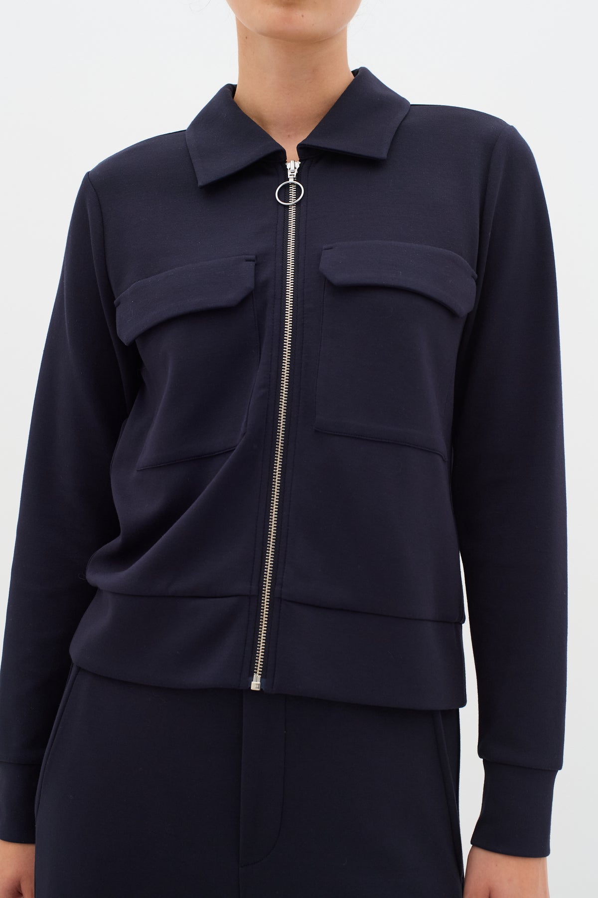 InWear Beca Marine Blue Modal Cardigan Jacket