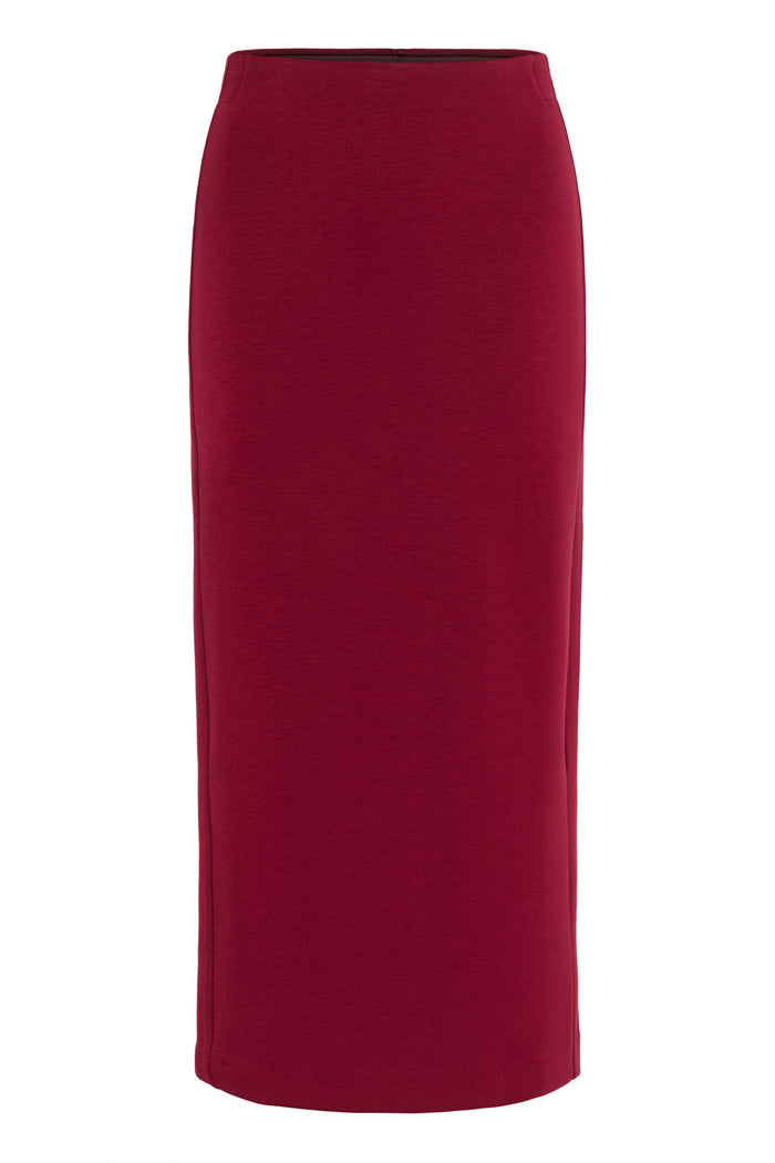 InWear Aida Cabernet Modal Ankle Length Tube Skirt
