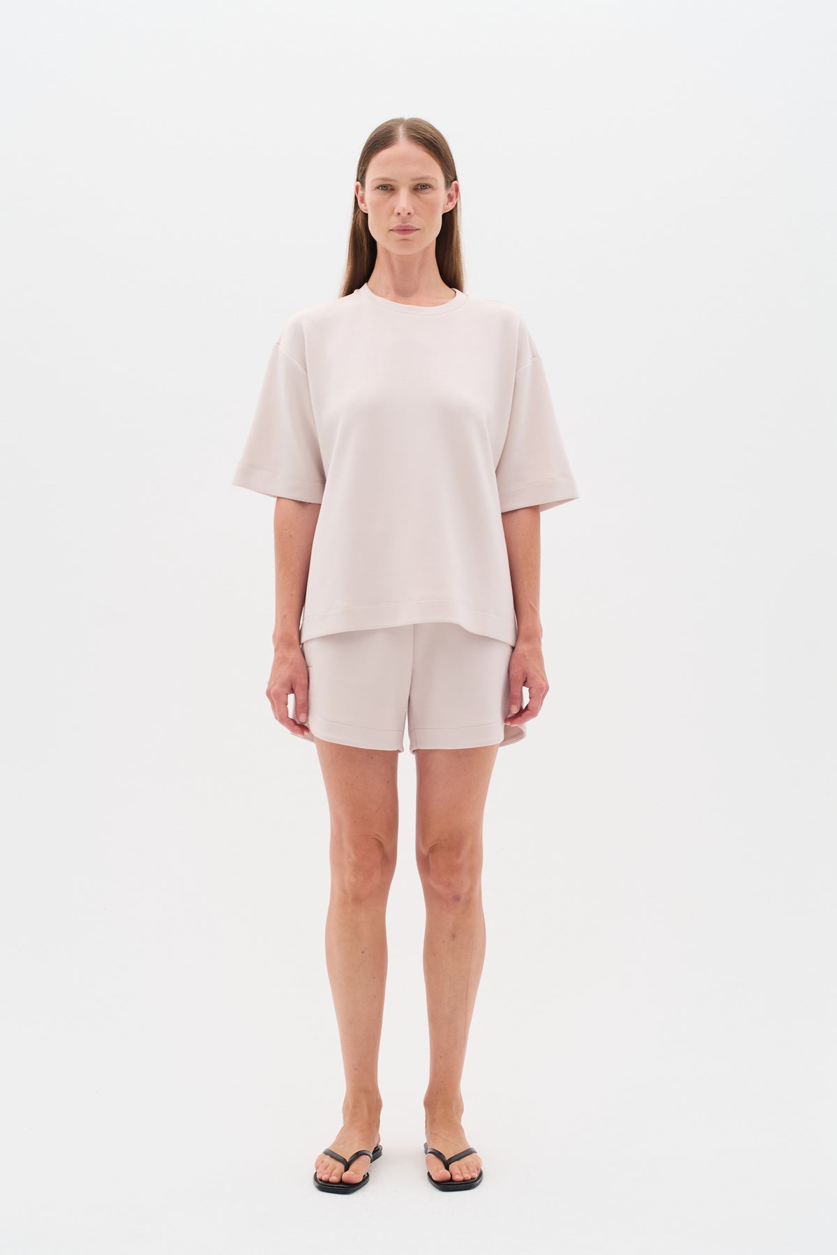 InWear Pannie Haze Cream Oversized Modal T-Shirt