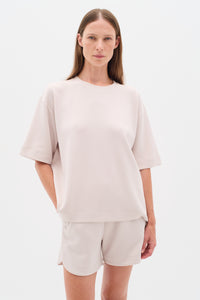 InWear Pannie Haze Cream Oversized Modal T-Shirt