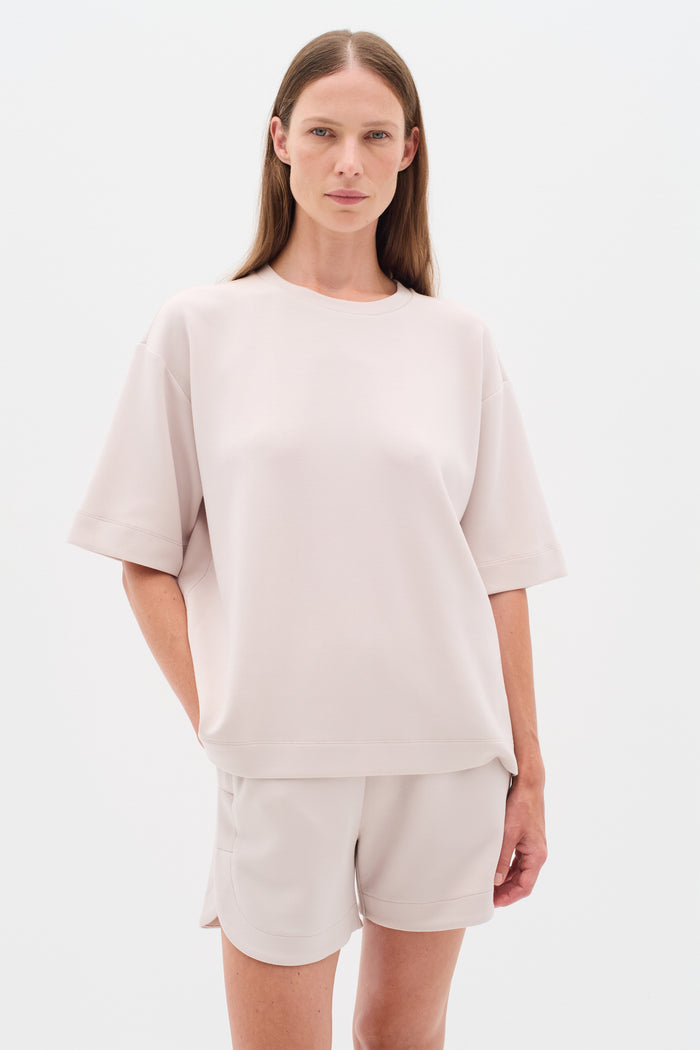 InWear Pannie Haze Cream Oversized Modal T-Shirt